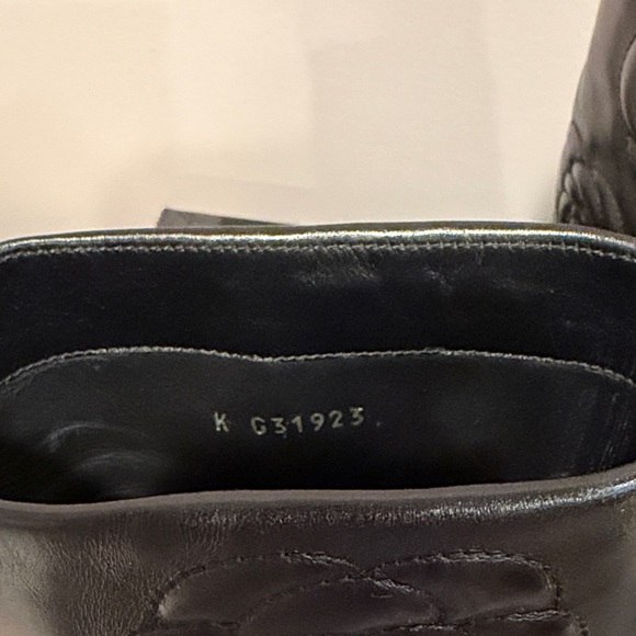 CHANEL Black 2016 Camellia Accent Moto Boots - Picture 9 of 16